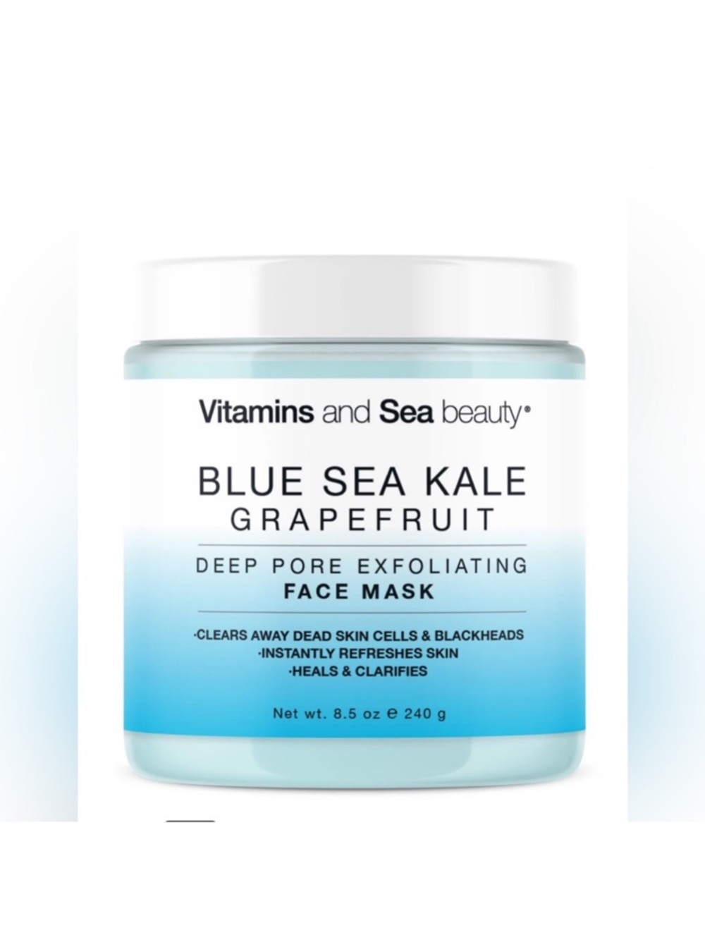 (2) Blue Sea Kale Grapefruit Deep Pore Exfoliating Face Mask -